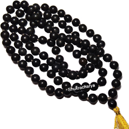 Natural Black Hakeek Mala; Original & Certified