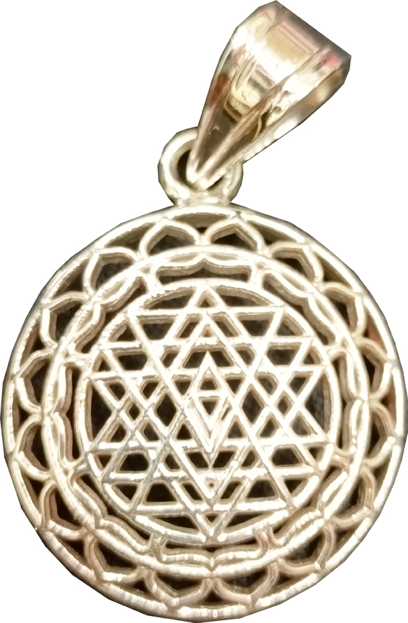 Shri Yantra Locket Special Silver Pandant