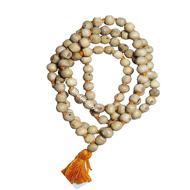 Natural White Sandal (Chandan) Mala; Original 